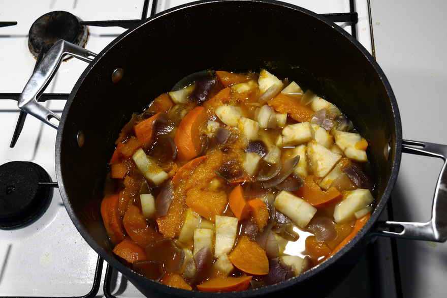 Hokkaidosuppe - Cremet græskarsuppe ... klik for at komme tilbage