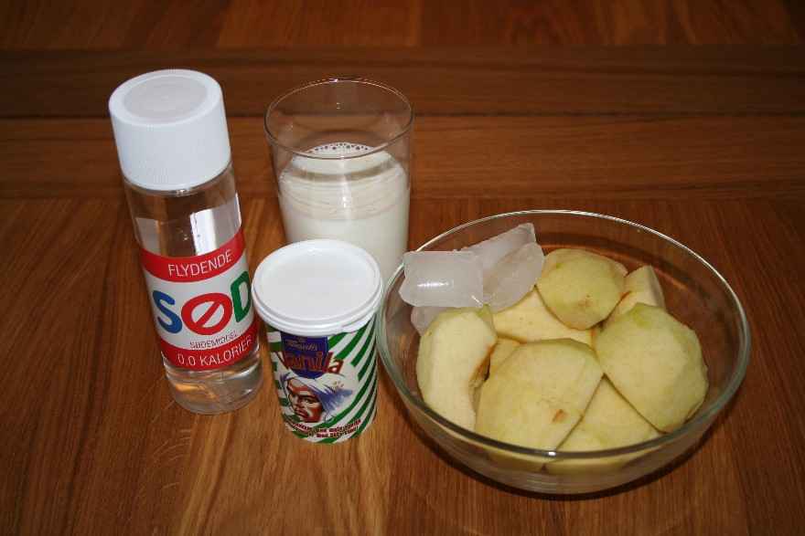 Æblemilkshake - Æble milkshake ... klik for at komme tilbage