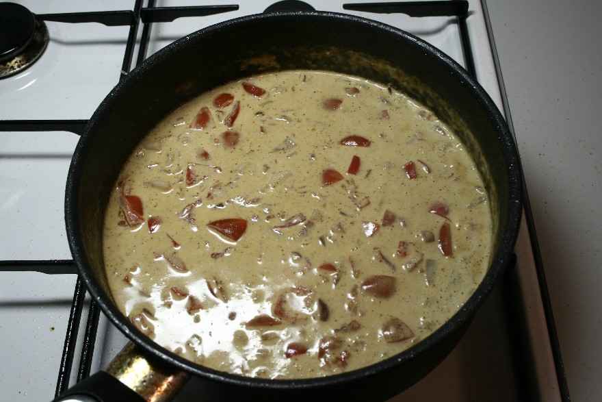 Frisk pasta med kylling og bacon ... klik for at komme tilbage