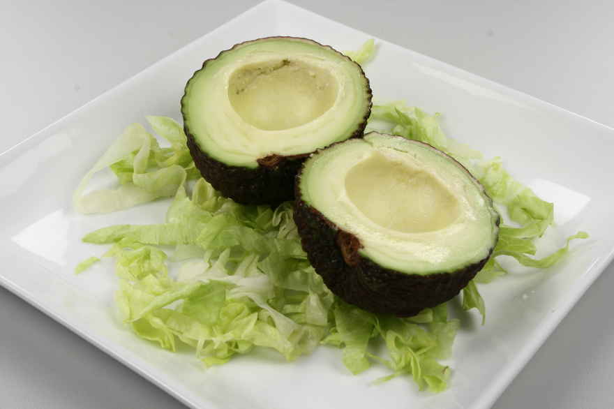 Avocado med æggesalat og rygeost ... klik for at komme tilbage