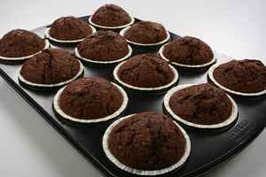 Chokolademuffins med chokoladestykker, billede 4