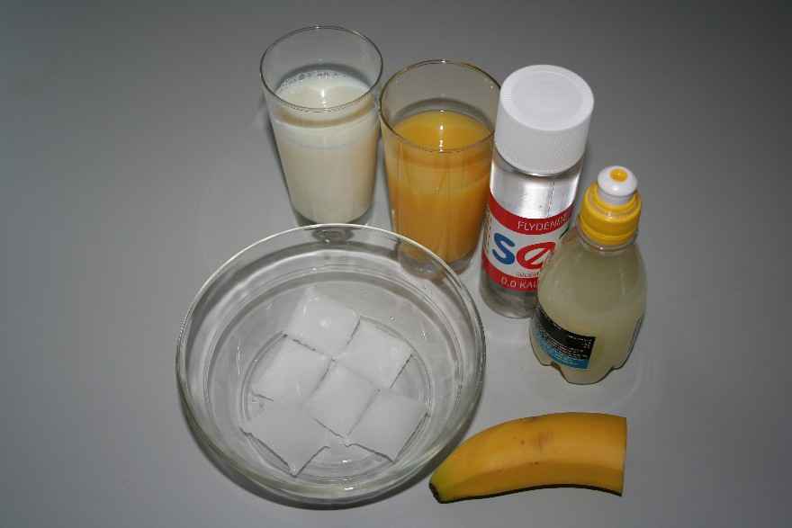 Appelsin milkshake ... klik for at komme tilbage