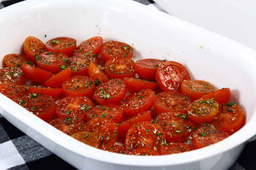 Pangasius med rejer og bagte tomater ... klik for at komme tilbage