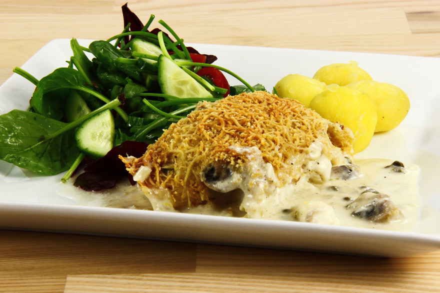 Torskefilet med sprød hat ... klik for at komme tilbage