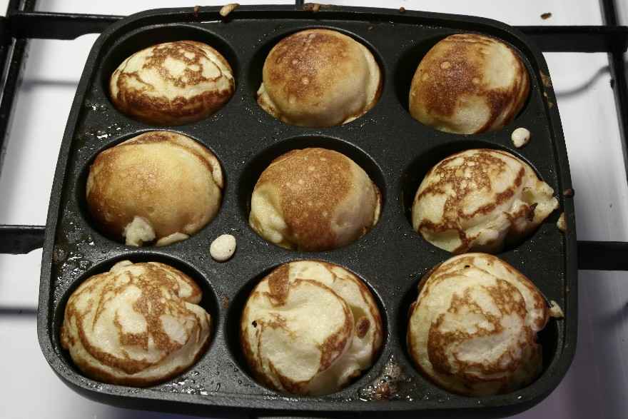 Sussies æbleskiver med gær ... klik for at komme tilbage