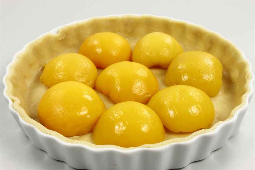 Fersken pie ... klik for at komme tilbage