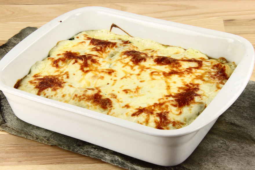 Lasagne med spinat og vilde svampe ... klik for at komme tilbage