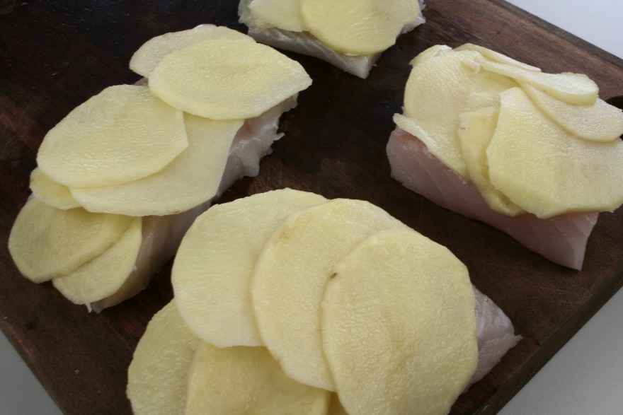 Kartoffelmørksej med limedressing ... klik for at komme tilbage