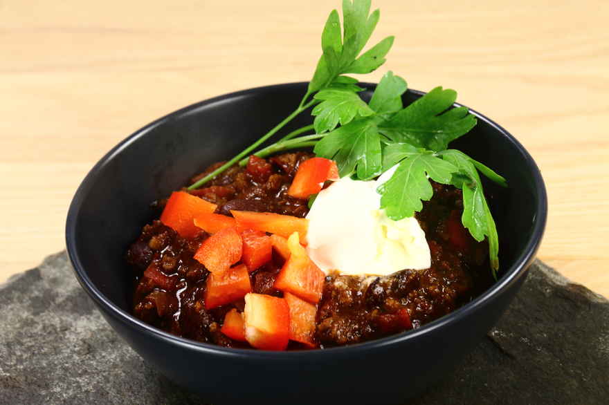 Chili Con Carne med chokolade ... klik for at komme tilbage