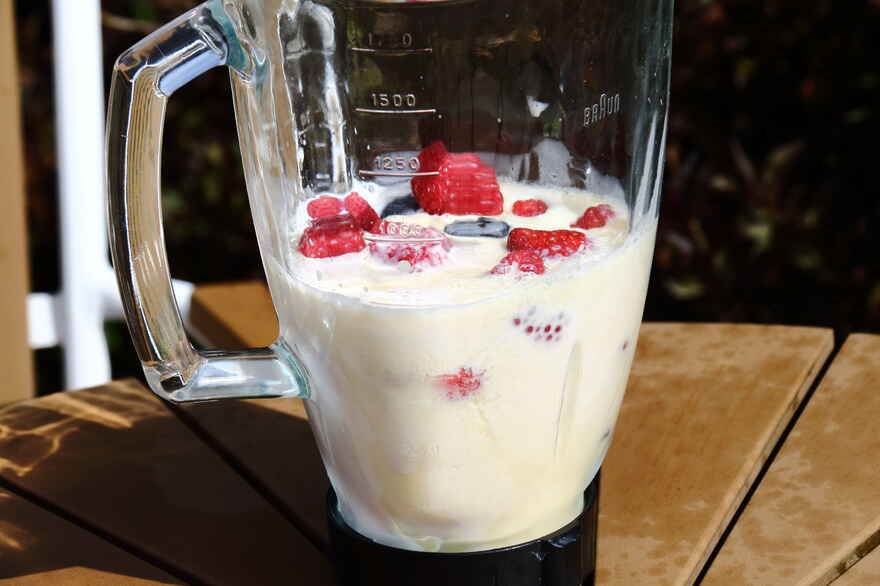 Bærsmoothie ... klik for at komme tilbage