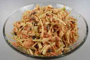 Coleslaw deluxe med fedtfattig dressing