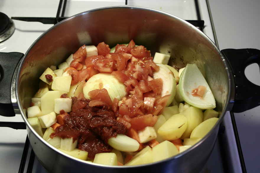 Græsk kartoffelsuppe ... klik for at komme tilbage