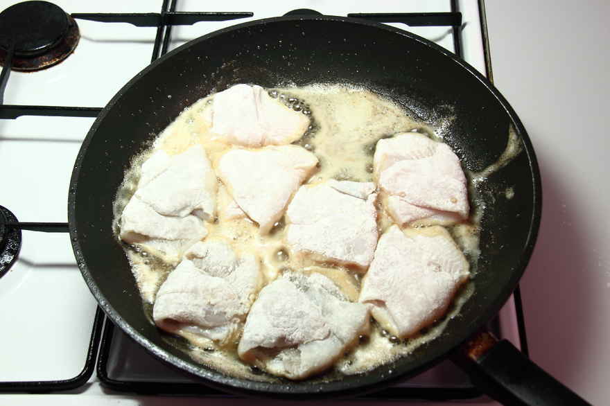 Meunierestegt rødspættefilet ... klik for at komme tilbage