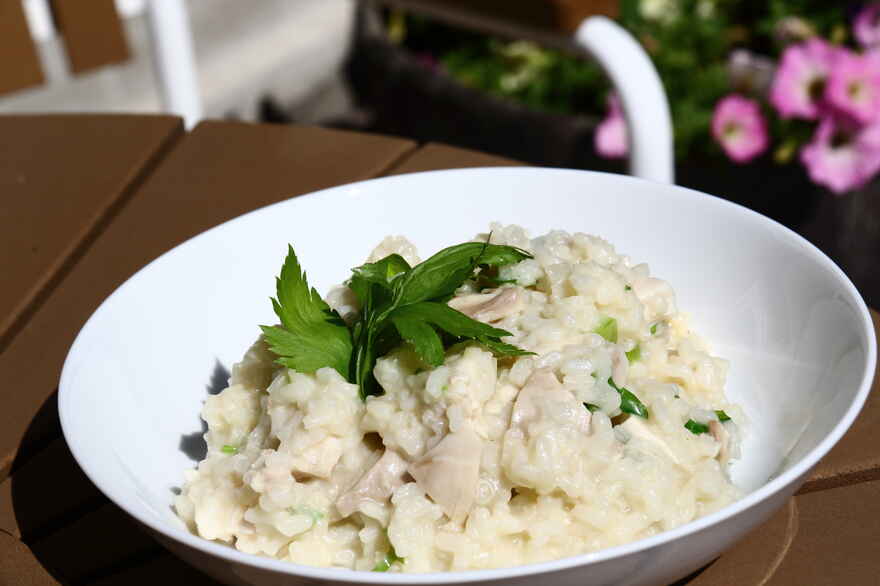 Risotto med kylling ... klik for at komme tilbage