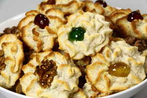 Kransekagekonfekt - Petit four kransekage