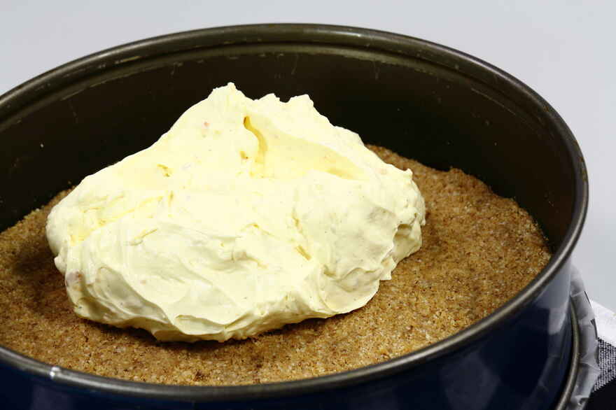Bagt Rabarbercheesecake ... klik for at komme tilbage