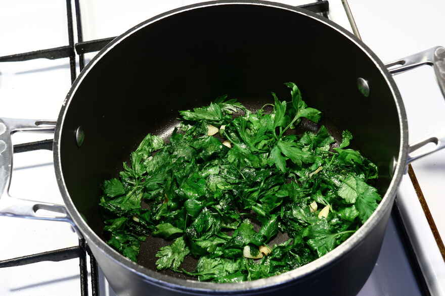 Persillesuppe med parmesanost ... klik for at komme tilbage