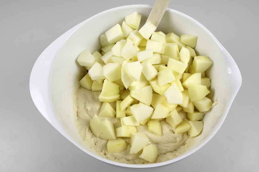 Fedtfattig æblekage ... klik for at komme tilbage