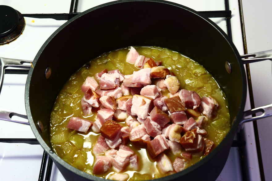 Indisk karry bacon gryde ... klik for at komme tilbage