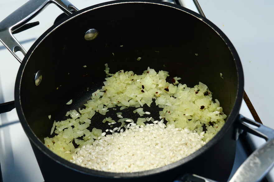 Risotto med laks ... klik for at komme tilbage