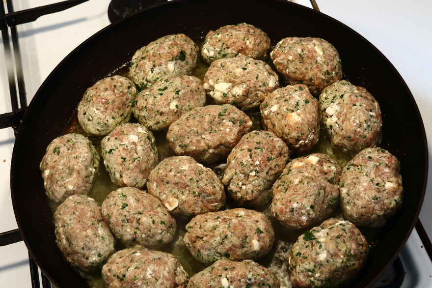 Lammefrikadeller med feta ... klik for at komme tilbage