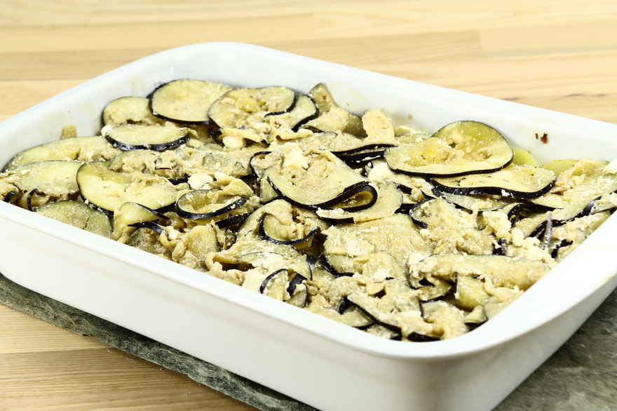 Kartoffel- auberginegratin ... klik for at komme tilbage