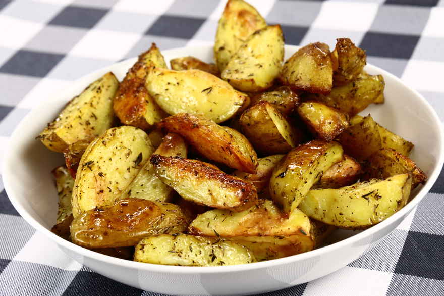 Græske kartofler ... klik for at komme tilbage