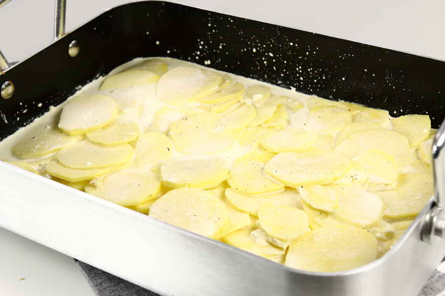 Flødekartofler med hvidløg og ost ... klik for at komme tilbage