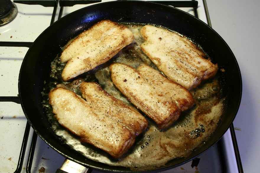Pangasius med baconsmør ... klik for at komme tilbage