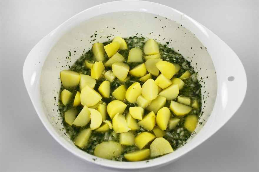 Marineret kartoffelsalat - Marinerede kartofler ... klik for at komme tilbage