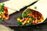 Courgettefad med salat og tortillas ... klik på billedet for at komme tilbage