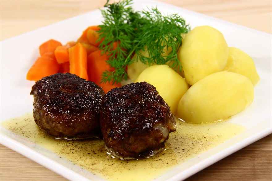 Gode gammeldags frikadeller ... klik for at komme tilbage