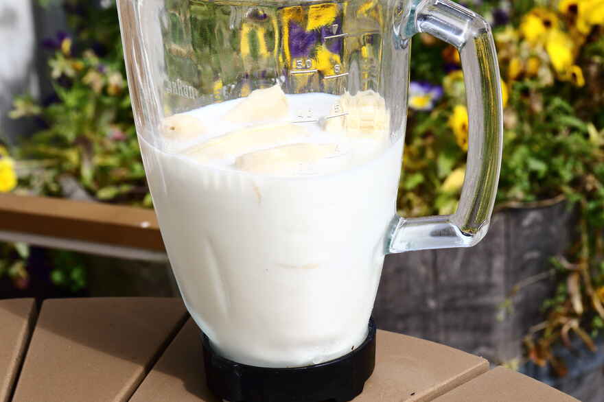 Banan chokolade Milkshake ... klik for at komme tilbage