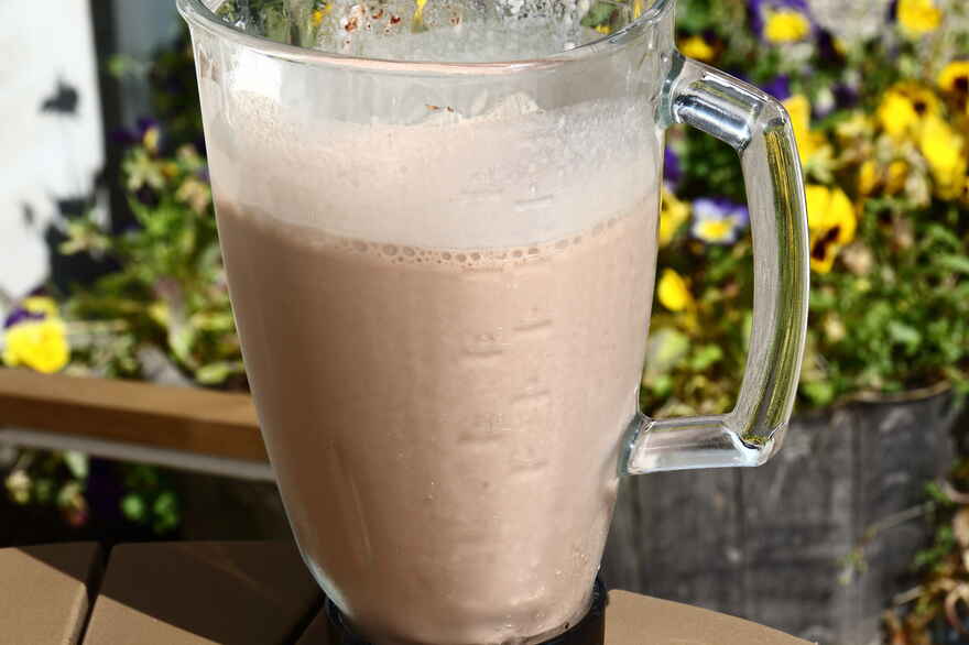 Banan chokolade Milkshake ... klik for at komme tilbage