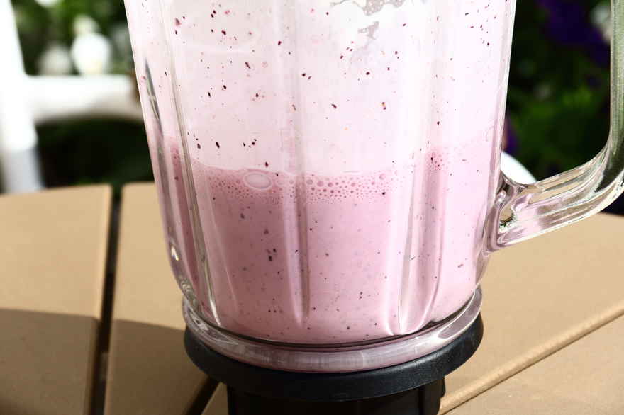 Blåbærsmoothies ... klik for at komme tilbage