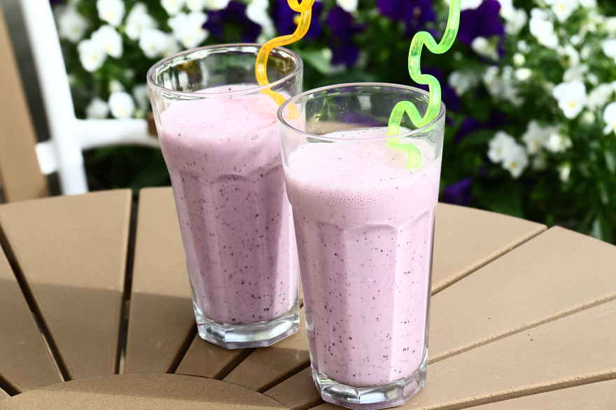 Blåbærsmoothies ... klik for at komme tilbage