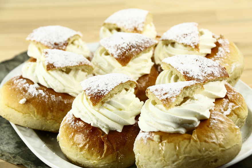 Svenske fastelavnsboller (Semla) ... klik for at komme tilbage