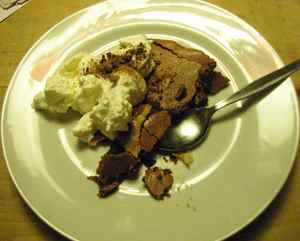 Chokolade fudge -tærte (egen opskrift), billede 4