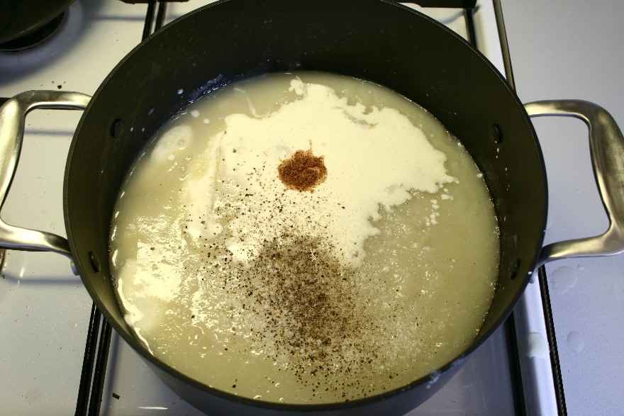 Jordskokkecremesuppe med kammuslinger og æbler ... klik for at komme tilbage