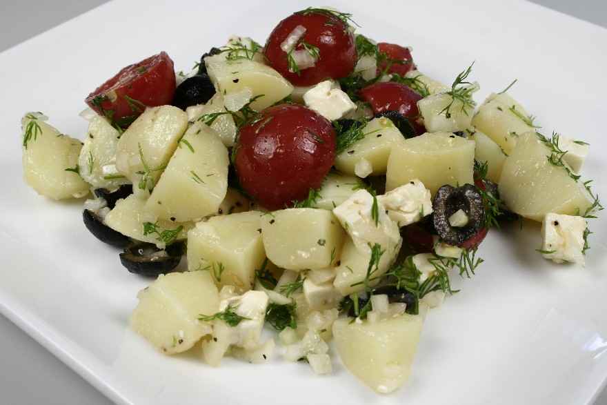 Kartoffelsalat med feta ... klik for at komme tilbage