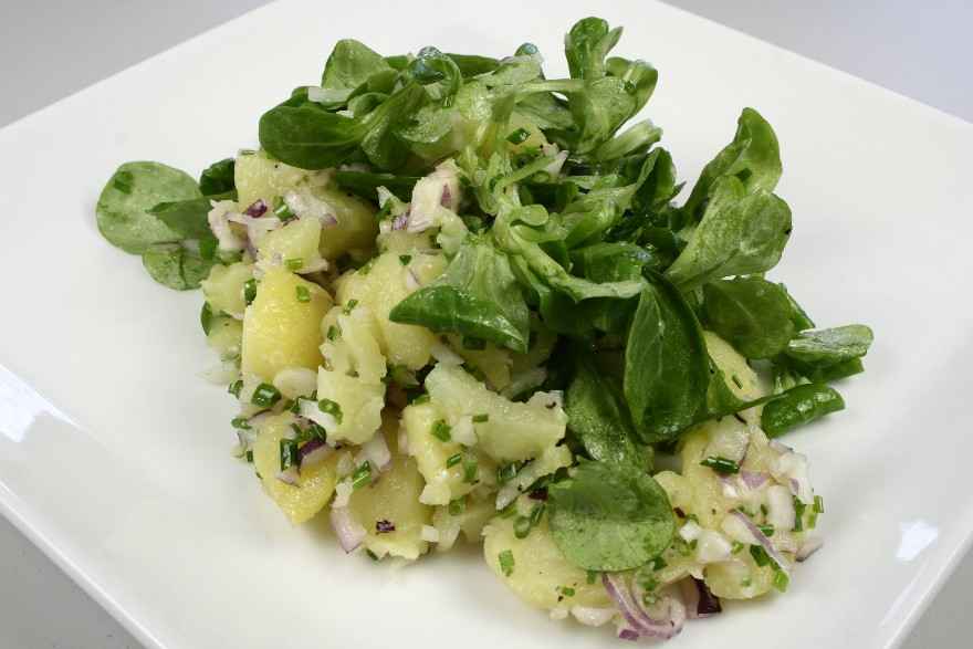 Kartoffelsalat med feldsalat og lime ... klik for at komme tilbage