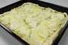 Kartoffelpizza med grøn pesto og oliven ... klik på billedet for at komme tilbage