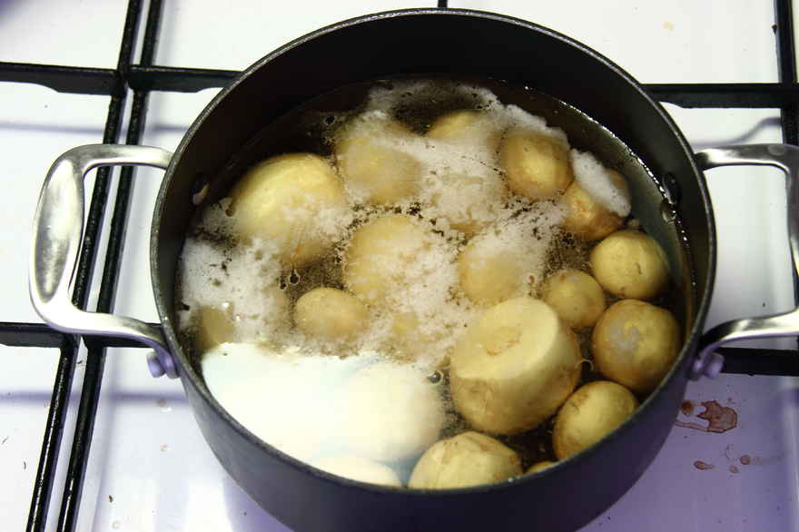 Lun røget makrel med nye kartofler ... klik for at komme tilbage