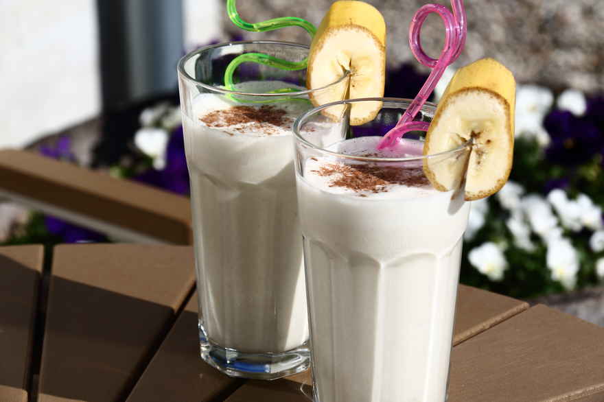 Banan Milkshake - Bananmilkshake ... klik for at komme tilbage
