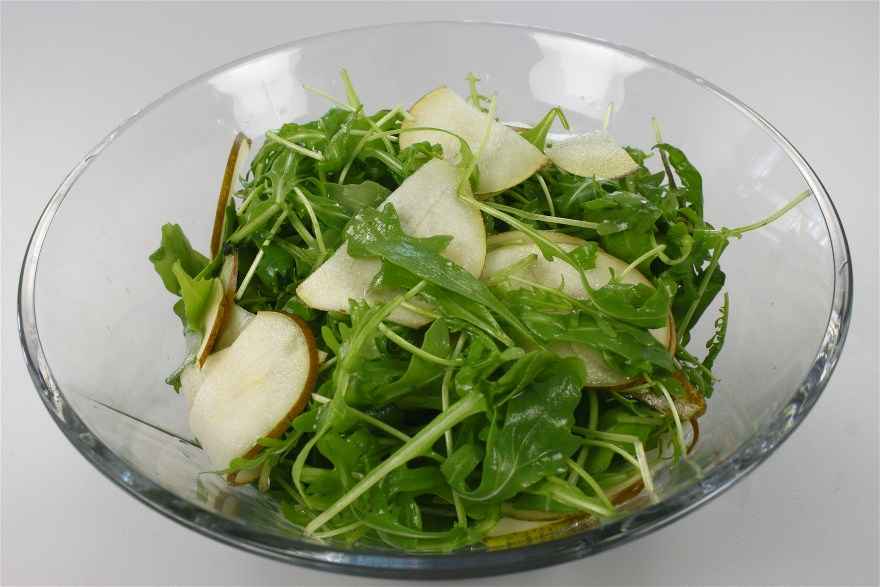 Salat med pære og parmesan ... klik for at komme tilbage