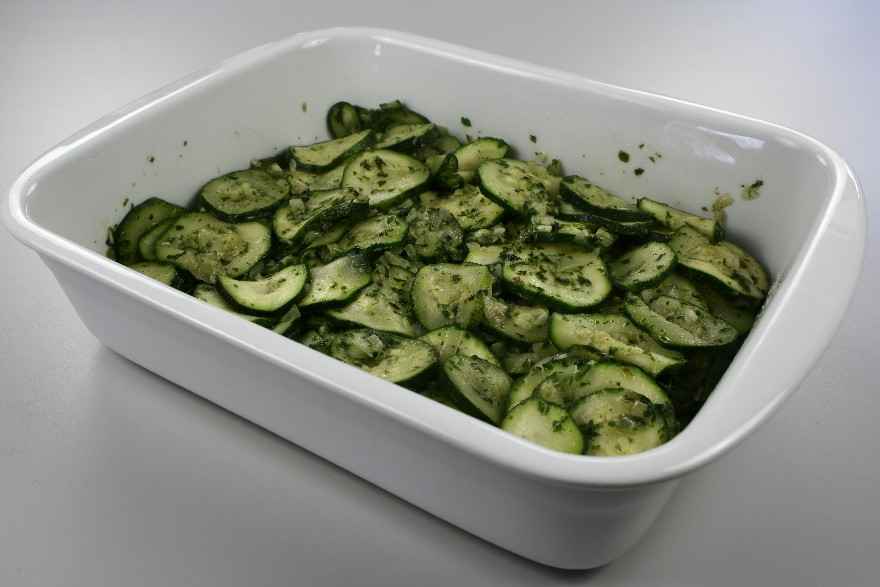 Zucchiniflan - Zucchini Flan ... klik for at komme tilbage