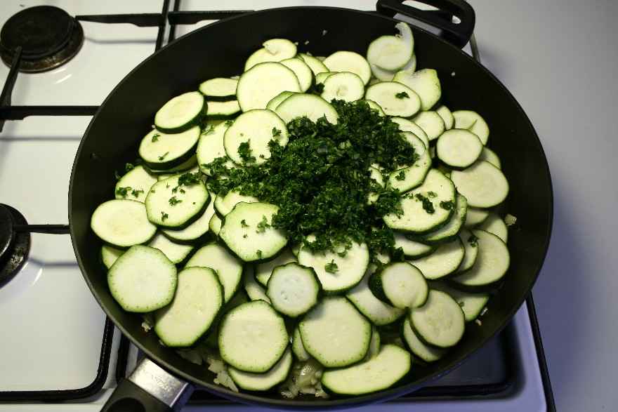 Courgetteflan - Courgette Flan ... klik for at komme tilbage