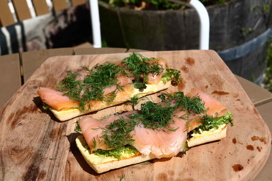Laksesandwich ... klik for at komme tilbage