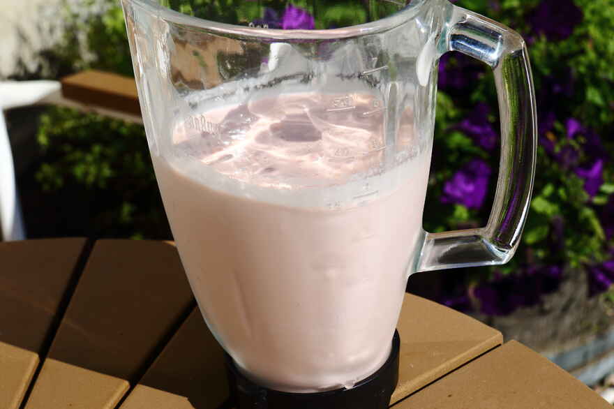 Rabarbermilkshake ... klik for at komme tilbage