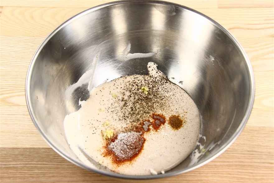 Hjemmelavet burgerdressing med creme fraiche ... klik for at komme tilbage